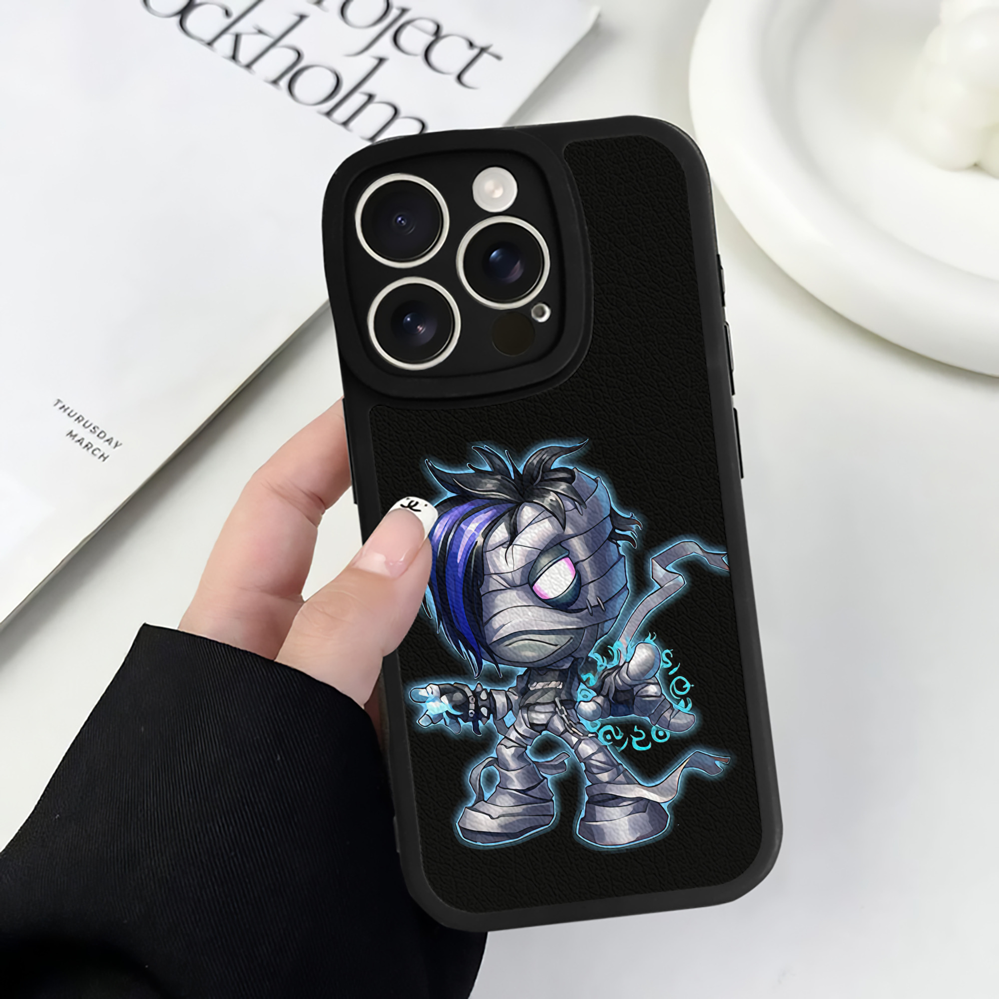 リーグ・オブ・レジェンド League of Legends LOL 【iPhone 16シリーズ対応】シリコンスマホケース（レザー調） 材質：シリコン